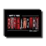 Horror Wedding Sign - Personalized Letter Art for Halloween Anniversary & Goth Decor