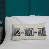 date pillow