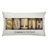 Letter Art Pillow Custom