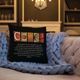 Basketball Coach Letter Art Pillow Bible Verse