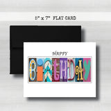 Corporate Personalized Birthday Card ~ Flat Cards ~Dentist Doctor