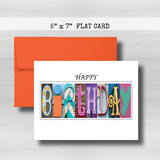 Corporate Personalized Birthday Card ~ Flat Cards ~Dentist Doctor