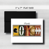 Football Coach Thank You Card~ Cards ~  Cards