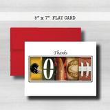 Football Coach Thank You Card~ Cards ~  Cards