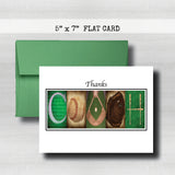 Baseball Coach Thank You Cards - 5x7 Cards With Color Envelope Options
