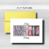 Sweet 16 Birthday Card ~  Cards ~ Lavender, Pink & Silver