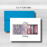 Sweet 16 Birthday Card ~  Cards ~ Lavender, Pink & Silver