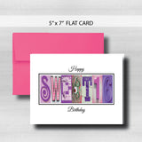 Sweet 16 Birthday Card ~  Cards ~ Pink & Lavender