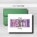 Sweet 16 Birthday Card ~  Cards ~ Pink & Lavender