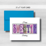 Sweet 16 Birthday Card ~  Cards ~ Pink & Lavender