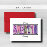 Sweet 16 Birthday Card ~  Cards ~ Pink & Lavender