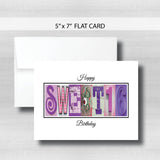 Sweet 16 Birthday Card ~  Cards ~ Pink & Lavender