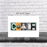 Bowling Coach Team White Background