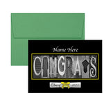 Personalized Graduation Card – Custom Grad Card With School Colors & Quality Cardstock