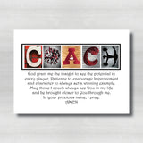 CheerLeader Coach Prayer Verse-Red