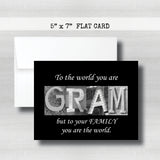 Gram Card - Happy Mother's Day Card~ Cards ~ Flat Cards