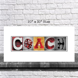 Cheerleading Coach Team White Background