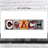 Cheerleading Coach Team White Background