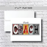 Cheerleading-Red Coach Thank You Card~ Cards ~  Cards