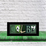 Soccer Letter Art