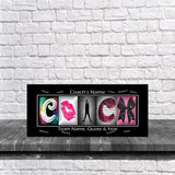 Competitive Cheer Coach Team Black Background
