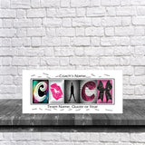 Competitive Cheer Coach Team White Background