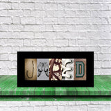 Cross Country Letter Art