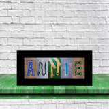 Cross Country Letter Art