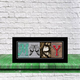 Cross Country Letter Art