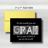 Gram Card - Happy Mother's Day Card~ Cards ~ Flat Cards
