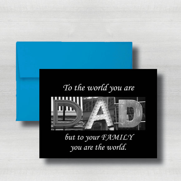 Regular Fathers Day Card~ Cards ~ Flat Cards ~ 5