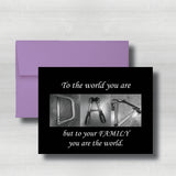 Tool Art Fathers Day Card~ Cards ~ Flat Cards ~ 5" x 7"