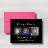 Police Color Fathers Day Card~ Cards ~ Flat Cards ~ 5" x 7"