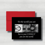 Firefighter Fathers Day Card~ Cards ~ Flat Cards ~ 5" x 7"