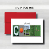 Field Hockey Blue Coach Thank You Card~ Cards ~  Cards