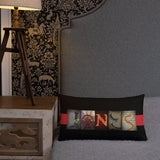 Firefighter Name Letter Art Pillow