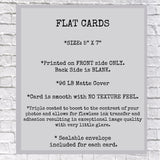 Baseball Coach Thank You Cards - 5x7 Cards With Color Envelope Options