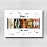 Football with Helmet Coach Thanks