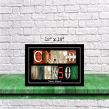 Football Coach Letter Art