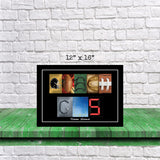 Football Coach Letter Art