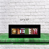 Football Letter Art