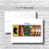 Football Coach Thank You Card~ Cards ~  Cards