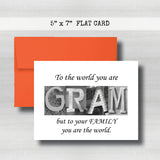 Gram Card - Happy Mother's Day Card~ Cards ~ Flat Cards