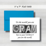 Gram Card - Happy Mother's Day Card~ Cards ~ Flat Cards