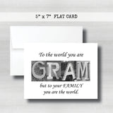 Gram Card - Happy Mother's Day Card~ Cards ~ Flat Cards