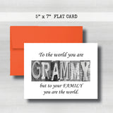 Grammy Card - Happy Mother's Day Card~ Cards ~ Flat Cards
