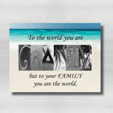 Mother's Day Gift - Personalized Coach Print | Signed Keepsake Poster | Unique Mom Present