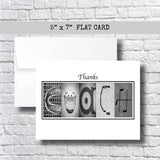 Hockey Grey Coach Thank You Card~ Cards ~  Cards