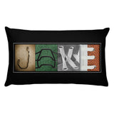 football decor pillow
