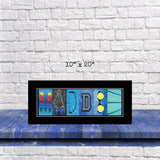 Swimming Letter Art